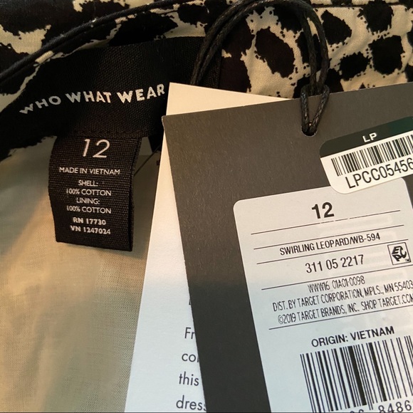 Who What Wear Leopard Print Ruffled Midi Skirt - Picture 8 of 9